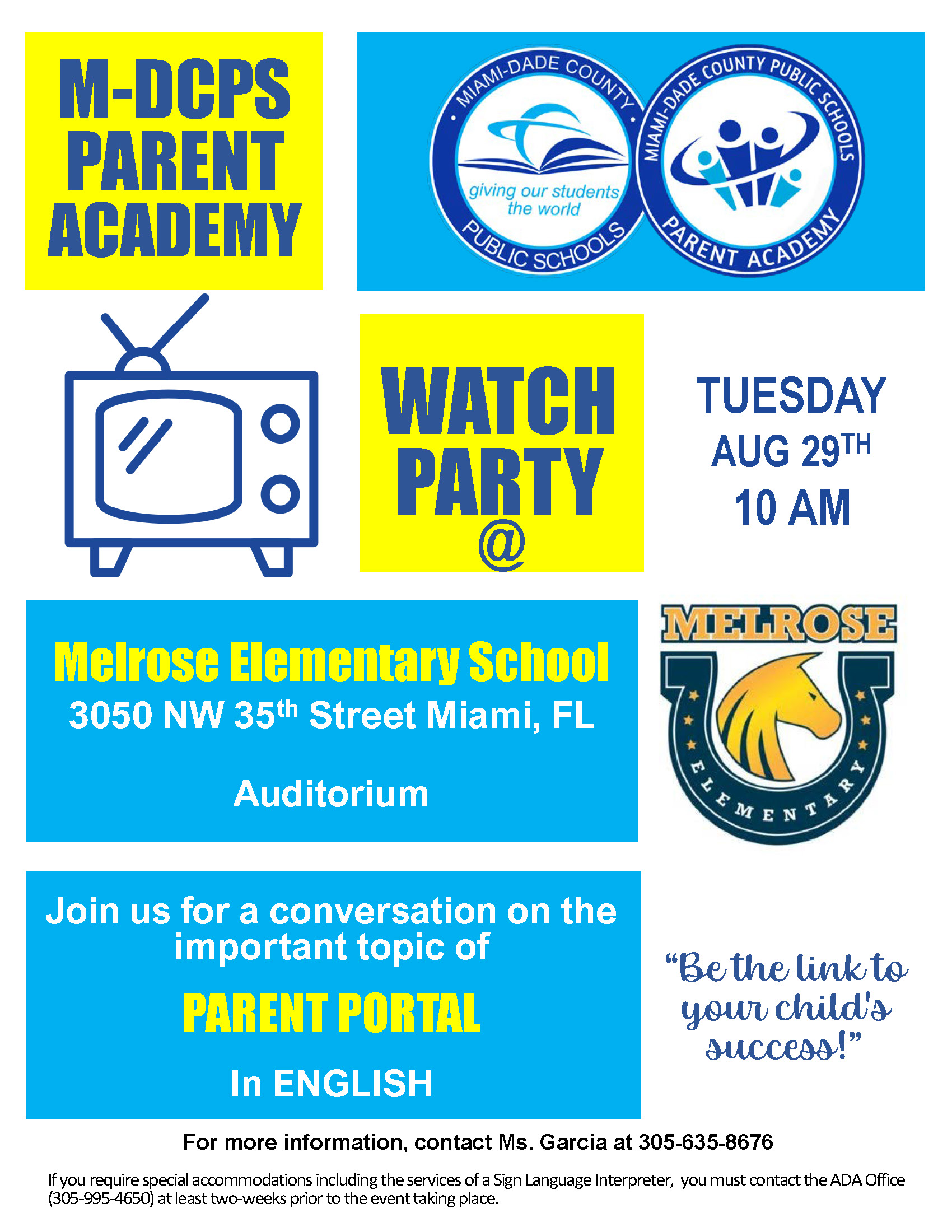 Parent Academy Watch Party (English)