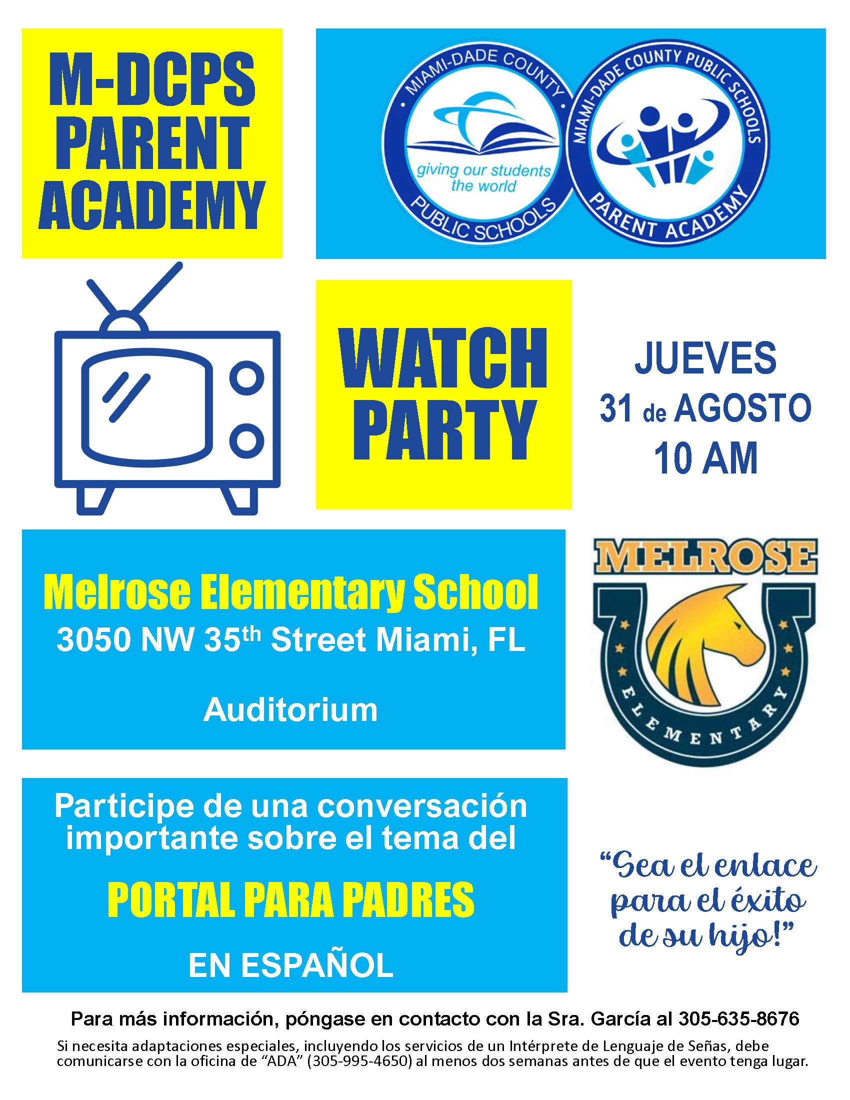 Parent Academy Watch Party (Spanish)