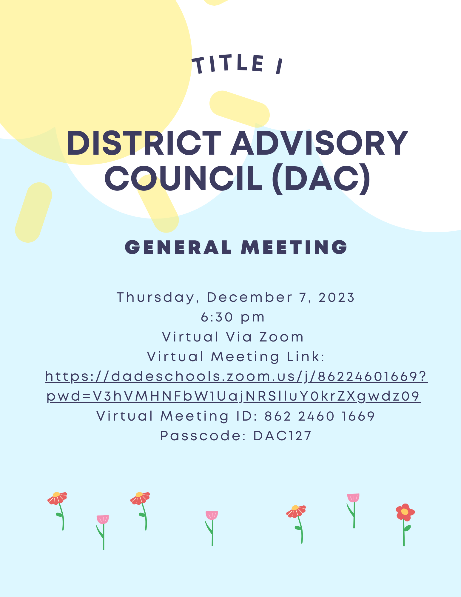 Title I District Advisory Council